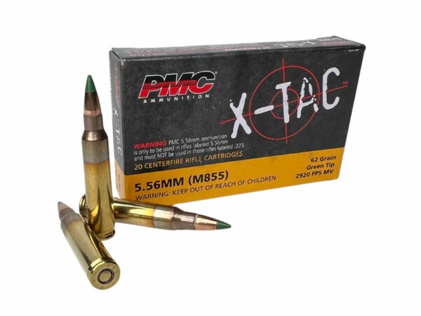 (1000rd Case) PMC X-Tac 5.56 NATO (M855) 62 Grain "Green-Tip" - Image 2