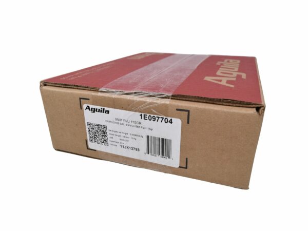 (1000rd Case) Aguila 9mm 115gr FMJ