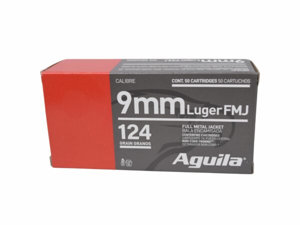 Aguila 9mm 124gr FMJ - Image 2