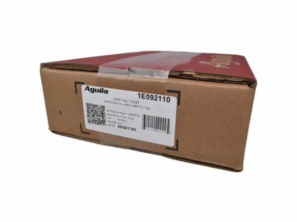 (1000rd Case) Aguila 9mm 124gr FMJ