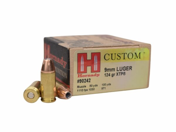 Hornady Custom 9mm 124gr XTP