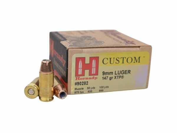 Hornady Custom 9mm 147gr XTP