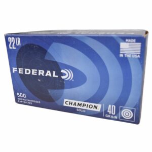 Federal Champion (500rd brick) .22LR 40g Lead Round Nose