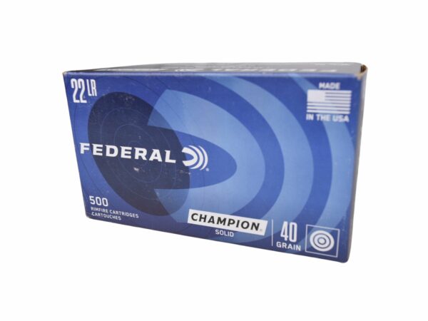Federal Champion (500rd brick) .22LR 40g Lead Round Nose