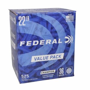 Federal Champion (525rd Brick) .22LR 36gr Copper-Plated Hollow Point