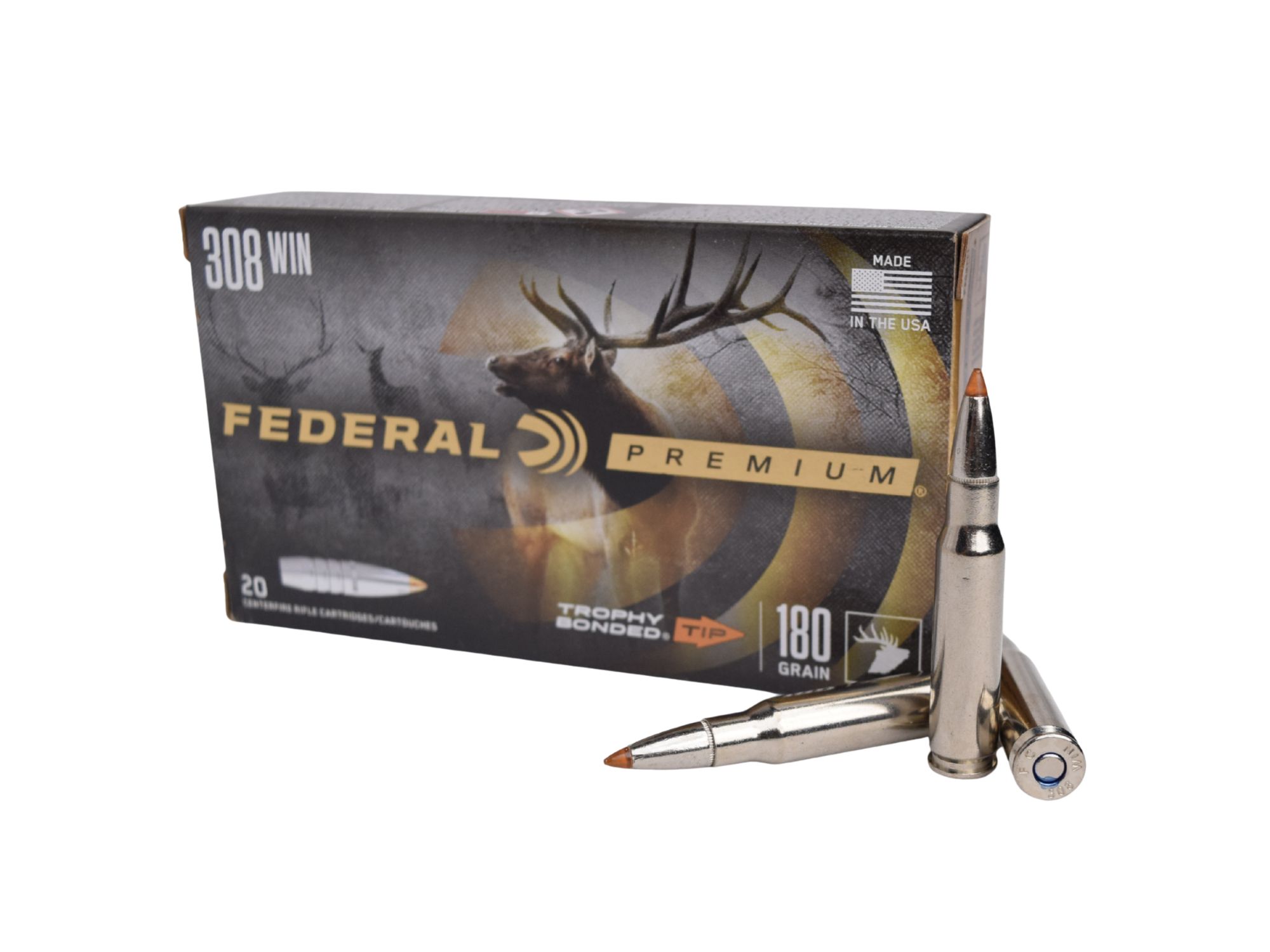 Federal Premium .308 Win 180Gr Trophy Bonded