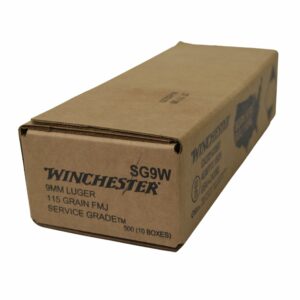 (500rd Case) Winchester 9mm 115gr FMJ